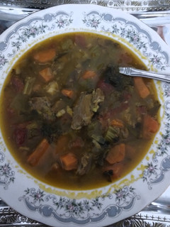 عکسی از دستور سوپ ماهیچه و سبزیجات