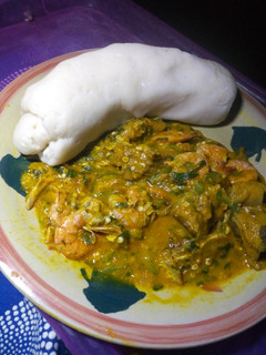 A picture of Ogbono soup.