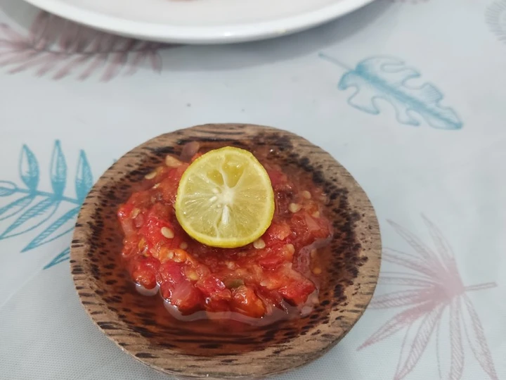 Cara Gampang Membikin Resep Sambal Terasi Matang yang Lezat Anti Ribet, Lezat Sekali