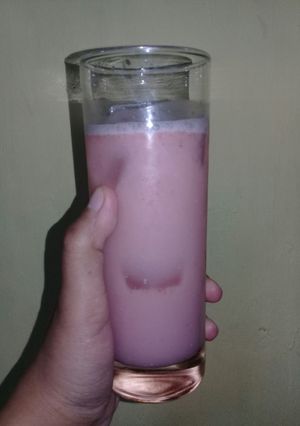 Foto resep Strawberry juice with cheese