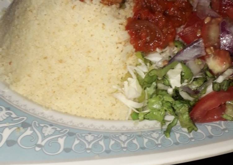 Buskin couscous and stew