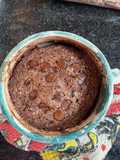 Torta de avena chocolatosa, súper fácil al microondas!
