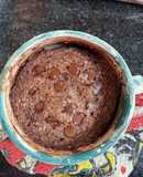 Torta de avena chocolatosa, súper fácil al microondas!