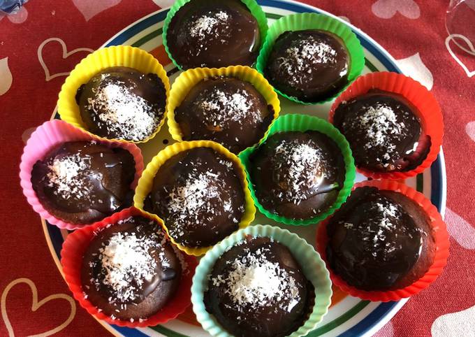 Muffin cioccolato e cocco