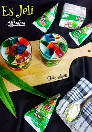 Foto resep Es Jeli Santan
