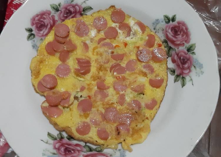 Resep Tesos (telur sosis untuk anak kos yg lagi ngirit😁) yang Lezat Sekali