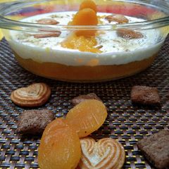 A picture of Apricot delight Khubani ka meetha.