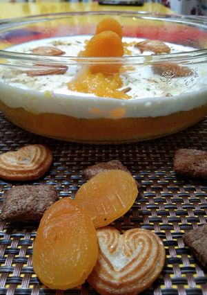 A picture of Apricot delight Khubani ka meetha.