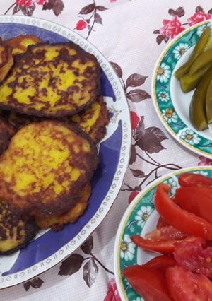 عکسی از دستور کوکو سیب زمینی