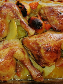 Una foto de Pollo al horno