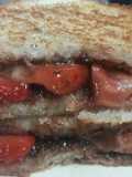 Chocalate straberry sandwich