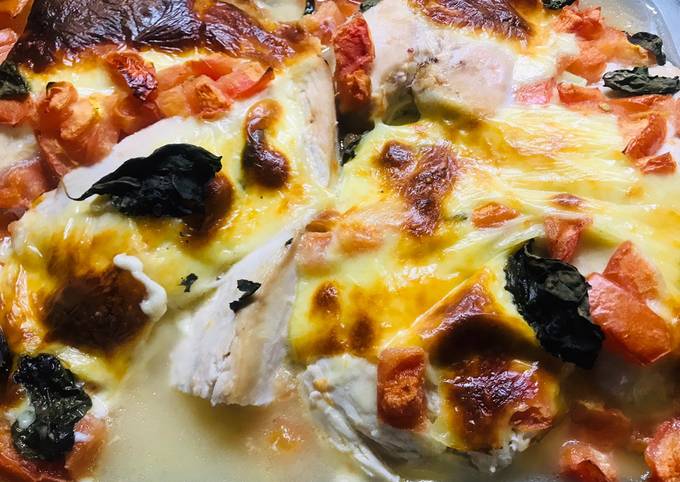 Pollo mediterráneo con milhojas de papa Receta de Kathe Martinez- Cookpad