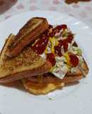 Sándwich de ensalada de pollo