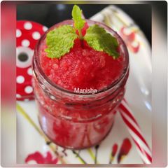 A picture of Watermelon slushie.