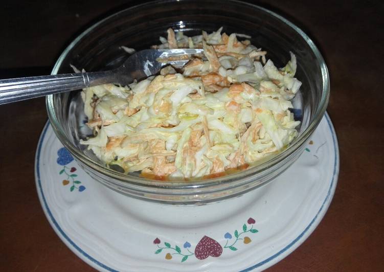 Simple coleslaw