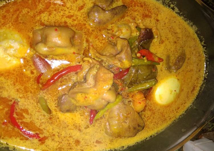 Cara mudah mengolah Gulai Ati Ampela Ayam+telor yang sempurna