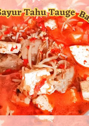 Foto resep Sayur Tahu Tauge Bakso