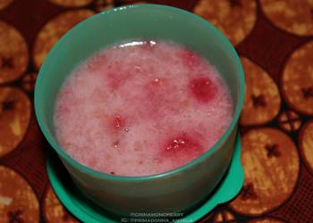 Easiest Way to Make Appetizing Strawberry Milkshake Jelly