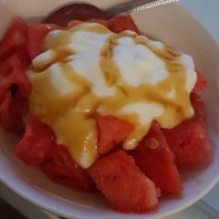 Watermelon salad A picture of Watermelon salad.