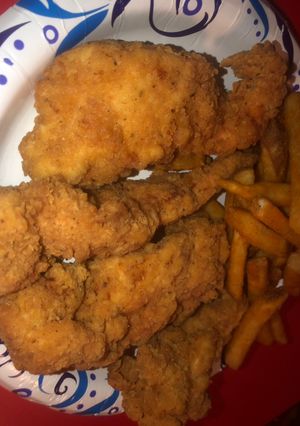 A picture of Garlic ranch chicken tenders.