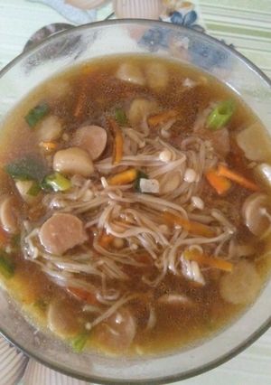 Foto resep Enoki Sosis Bakso