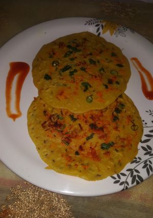 A picture of Cornmeal Uttapam.