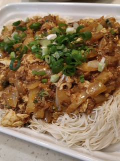 辣肉醬拌麵線 的食譜成品照片