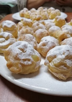 Una foto de Profiteroles (repollitos) fácil