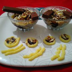 Custard biscuit pudding A picture of Custard biscuit pudding.