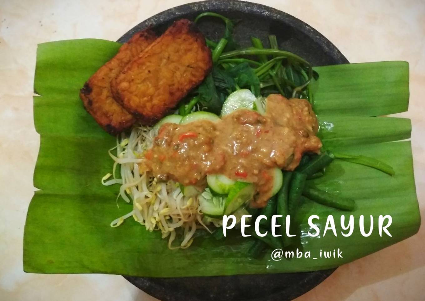 Pecel Sayur Sederhana