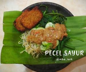 Mudahnya Membuat Pecel Sayur Sederhana Enak Sederhana