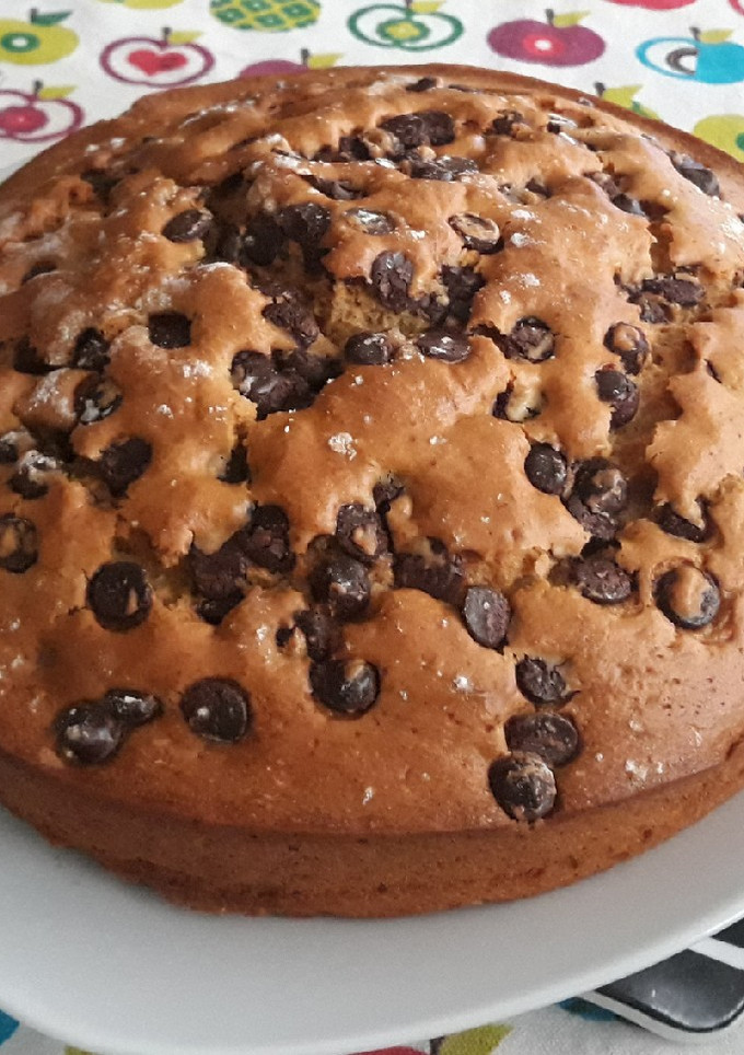 Una foto de Bizcocho de naranja con pepitas de chocolate