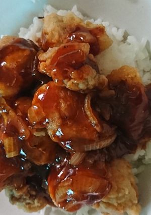 Foto resep Rice box bbq ala kfc mirip banget #untukbelajarmasak