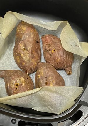 氣炸鍋_烤地瓜 的食譜成品照片