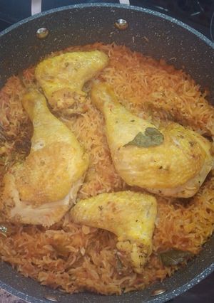 Una foto de Arroz con pollo