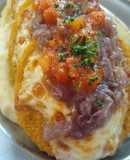 Medallones de pescado con puré