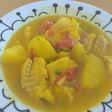 Papas con bacalao