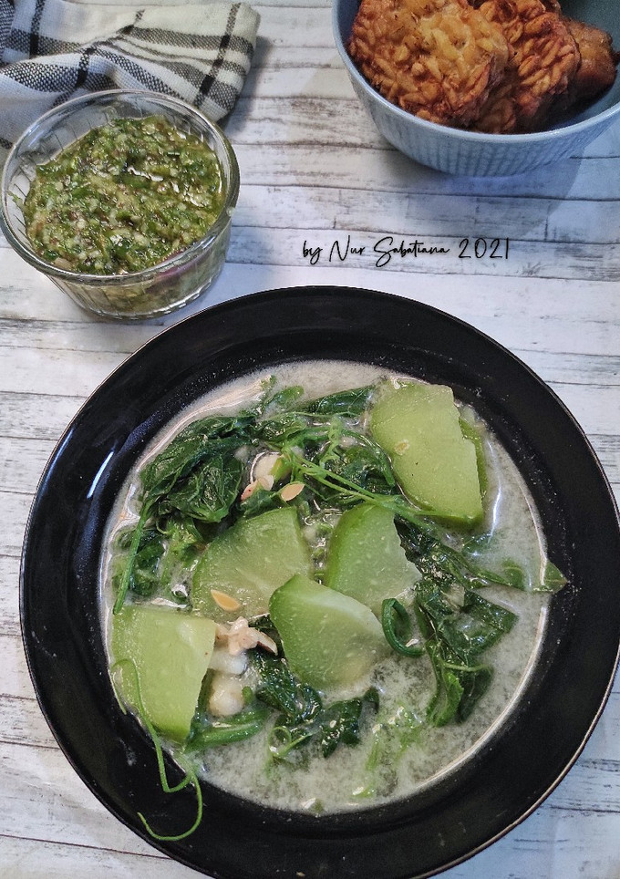 Foto resep Bobor Pucuk Labu dan Labu Siam