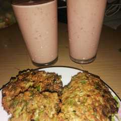 Una foto de Mini Tortillas de lechuga y avena con pocos ingredientes