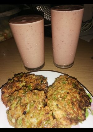 Una foto de Mini Tortillas de lechuga y avena con pocos ingredientes