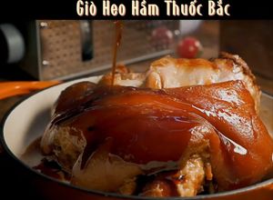 Hình của món Giò Heo Tiềm Thuốc Bắc.