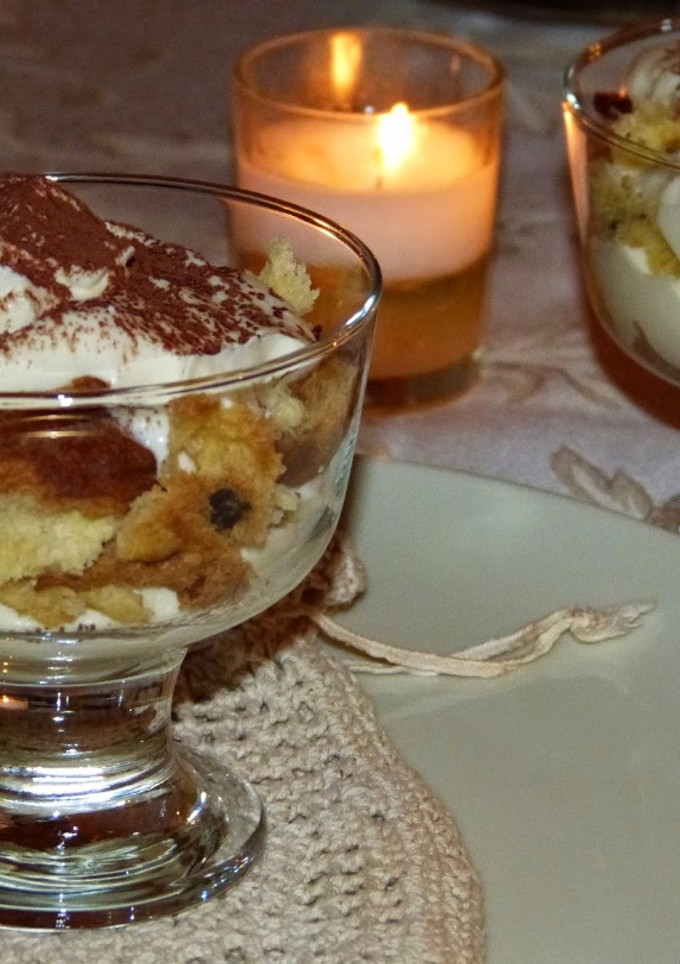 Una foto de Postre de sobras de Panettone