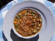 Una foto de miso rojo pasta