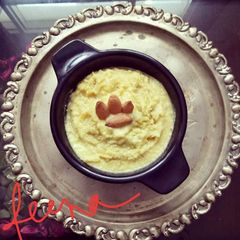 A picture of Badam halwa.