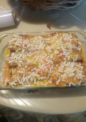 Una foto de Lasagna de berenjenas