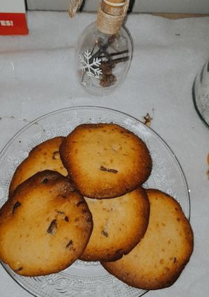Une photo de Cookie vanille et pépite de chocolat