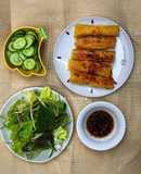 Ram bắp chay (chả giò bắp)