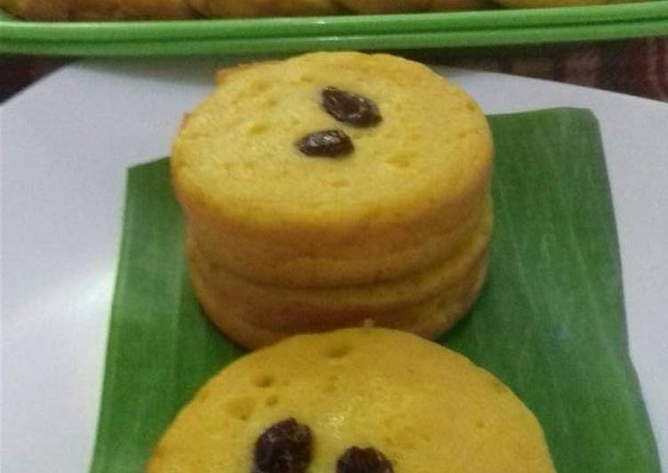Proses mengolah Kue lumpur labu kuning, Enak