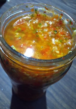 Una foto de Salsa criolla❣️