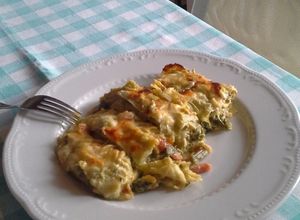 Foto di Cannelloni con radicchio, speck e scamorza affumicata